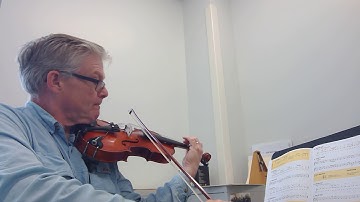 D Major Scale Up Essential Elements Book 1 #69 for violin or viola