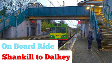 Ride on a 8100 class dart train 8101 from Shankill to Dalkey  11/4/2021