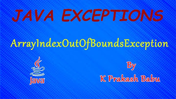 ArrayIndexOutOfBoundsException