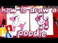 How To Draw A Cartoon Poodle