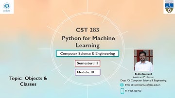 KTU CS283 Python for Machine Learning