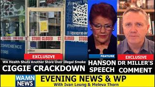 Evening News & WP - [Tobacco Vape Crackdown + Hanson’s Speech]