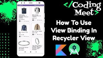 How to Use View Binding in Recycler View in Android Studio Kotlin