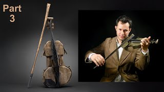 Origami Violin and Bow (Gen Hagiwara) part 3 @MarianoZavalaOrigami
