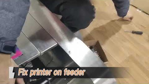 Kelier Kx180-G how to install the printer in feeder manual