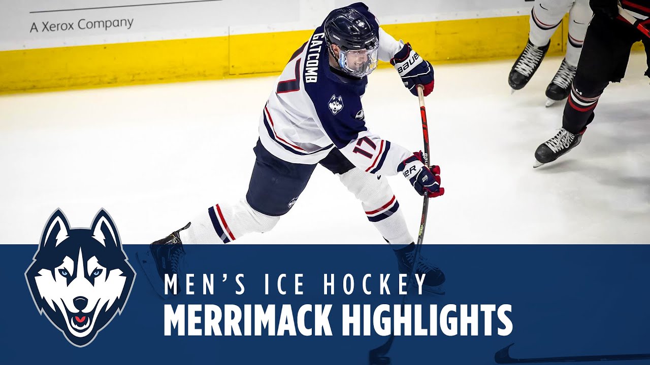 Men's Ice Hockey vs. Merrimack Highlights YouTube