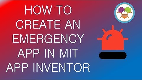 How To Create An Emergency App In MIT App Inventor | Romit Koshti