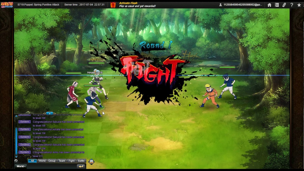 Naruto Online New Server None Sta Drinks Run Day 1 2x ...