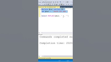 Thumbnail of SQL Trick | How to remove all spaces? | TRIM | REPLACE