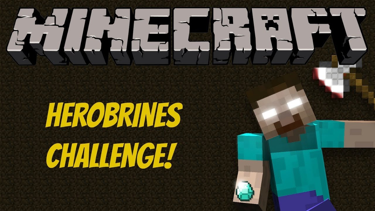 Minecraft Adventure Map - HEROBRINES CHALLENGE! - YouTube