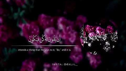 إنما أمره إذا أراد شيئا أن يقول له كن فيكون - القارئ ماهر المعيقلي 🌷