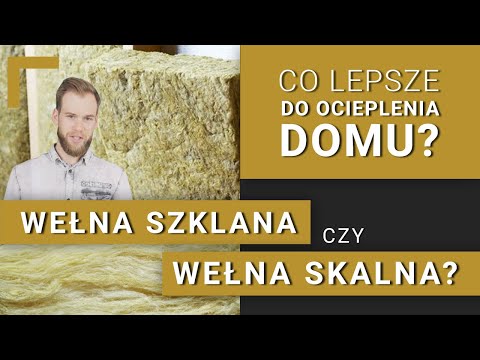 Wideo: Z Czego Wykonana Jest Wełna Szklana