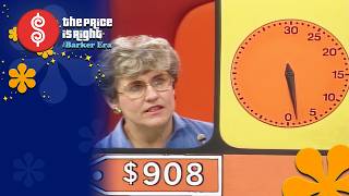 Giggling Contestant Struggles When Playing Clock Game | The Price Is Right 1988