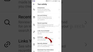 How to unarchive the archive posts on instagram | Archive posts ko waapas kaise laaye #shorts