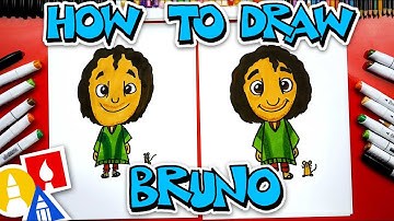 How To Draw Bruno From Encanto