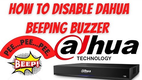 How to stop Disable || Beeping Alarm Sound Problem || Off Beep Noice On Dahua/DVR/NVR Urdu/Hindi