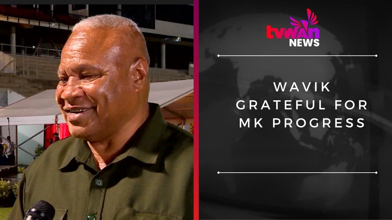 Wavik grateful for MK progress