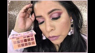 MAQUILLAJE CON LA PALETTA  NEW  NUDE HUDA BEAUTY