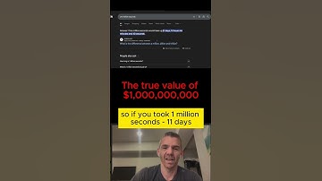 $1 Billion in Seconds vs $1 Million 😳 #Billionaires #FinancialLiteracy #EconomicInequality