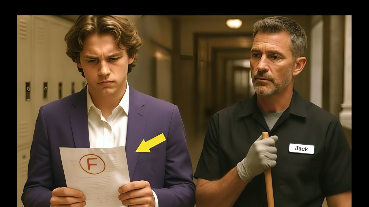 Сын миллиардера проваливал все экзамены — пока уборщик не научил его одному секрету…