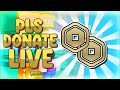 Pls Donate Live Unlocking Doors Booth/Stand
