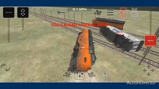 Train and rail yard Simulator - Train accidents on the new map / accidente cu trenuri pe noua rută