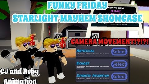 Funky Friday Starlight Mayhem SHOWCASE! | Camera Movemen!?, CJ and Ruby Animation and MUCH MORE!
