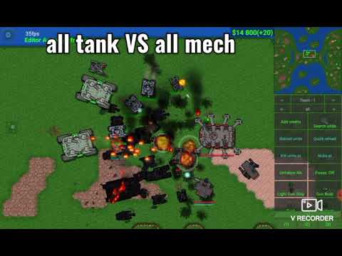 all tank VS all mech [rusted warfare] - YouTube