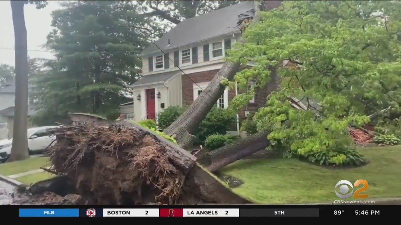 Severe Weather Causes Damage Throughout Tri-State Area - YouTube