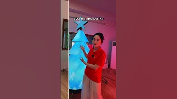 Creative led screens for Christmas #led #leddisplay #outdoorscreen #ledfactory #christmastree #fpy