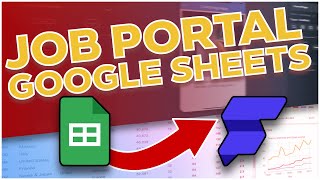 Build A Job Portal with Google Sheets and FlutterFlow! | FlutterFlow Training 2022 screenshot 4