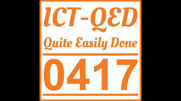 IGCSE ICT (0417) Feb Mar 2020 Paper 31 Data Analysis