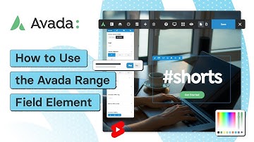 How to Use the Avada Range Field Element