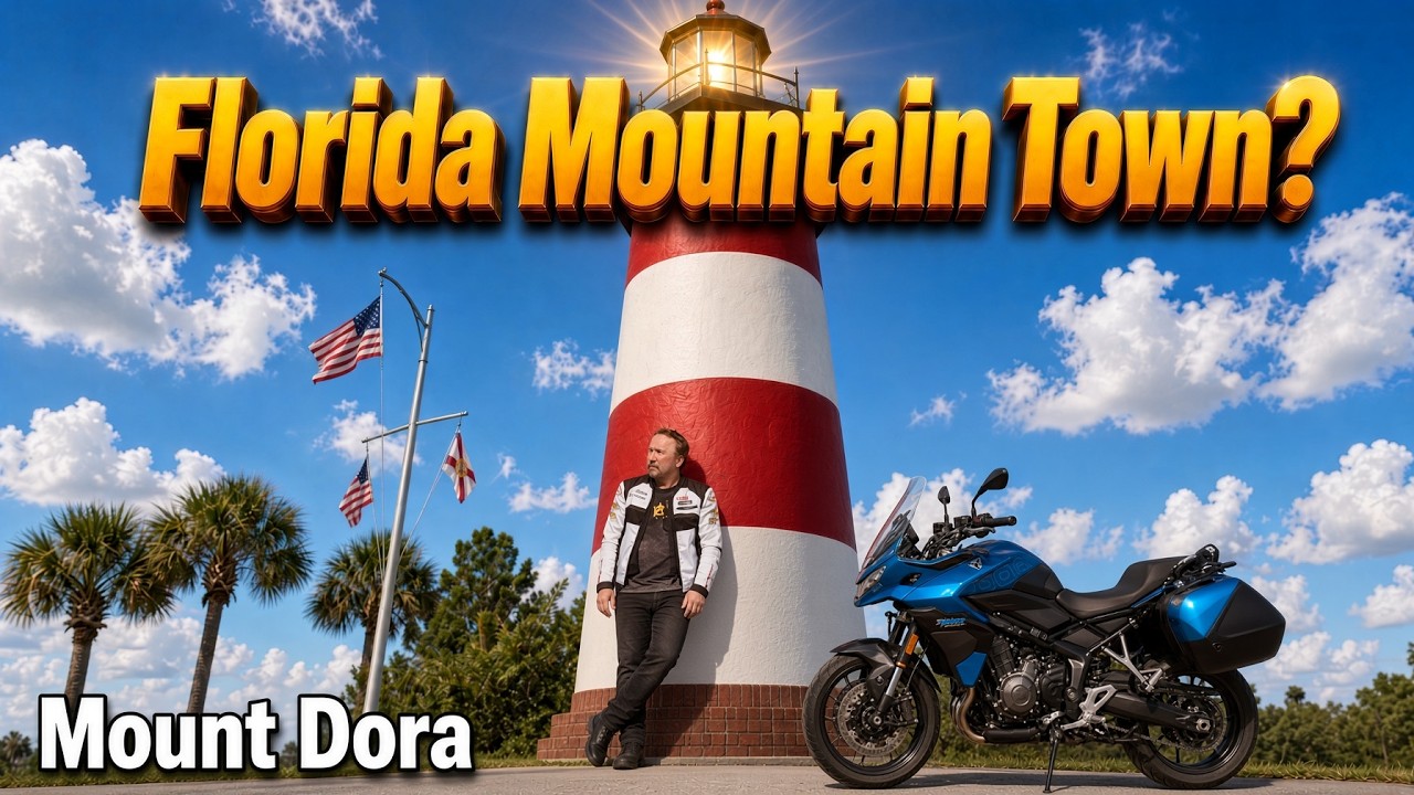 Mount Dora - Florida's Mountain Top Town #motorcycleadventure