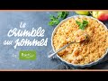 La recette du crumble aux pommes   recette fraich