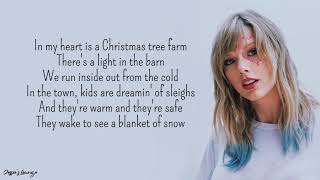 Taylor Swift - Christmas Tree Farm (Lyrics) Resimi