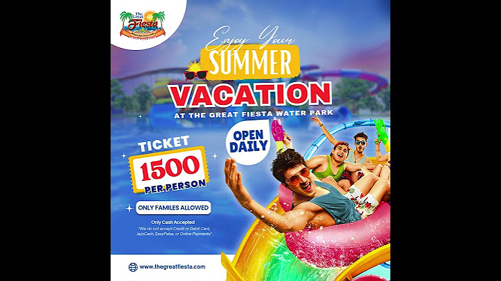 Summer's Here – Dive into the Fun! 💦 Make a splash at The Great Fiesta Water Park!