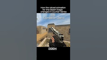 Desert Eagle reload animation in Counter Strike  #csgo #cs16 #cssource #csgo #cs2  #retrogaming