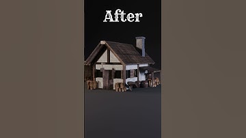 🚀 Before & After – 3D Environment! 🚀 #blender #3dmodeling #gameassets #fiverr #3dart #render