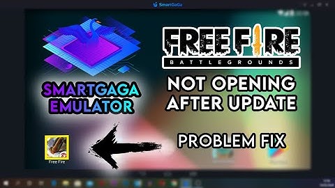 Free Fire Game Crashing After Update | Smartgaga Emulator | Problem Fix
