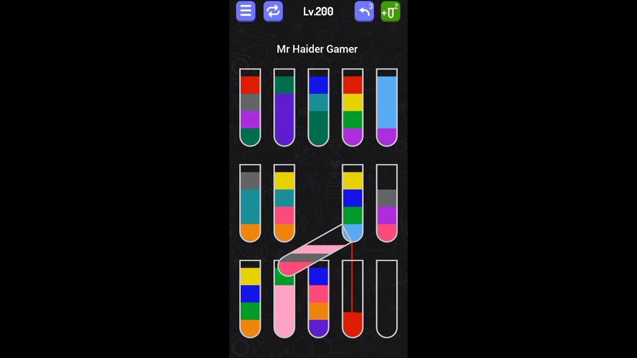 Water color sort level 199/200