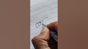 beautiful name Vinti in cursive writing / amazing handwriting / Calligraphy #shorts