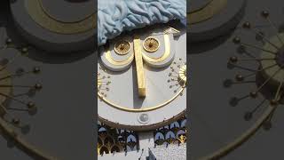 Detailic Upclose View Of The Its A Small World Holiday Clock Tower Face Disneyland Park 11262023