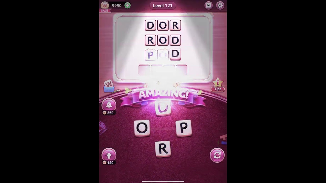 (Free Like Video) Word Connect (Dance Party) | Level 121 