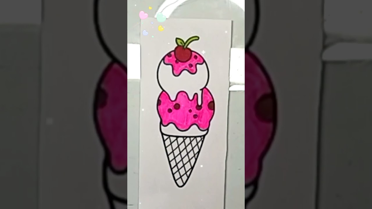 Coloring Ice cream cone 