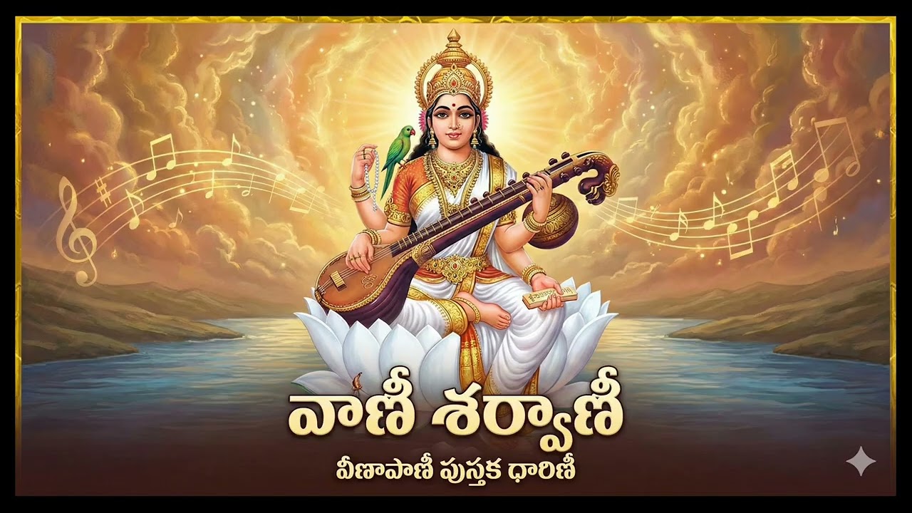 Vani Sharvani – Veena Pani Pustaka Dharini | Divine Saraswati