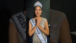 Harnaaz Sandhu After winning Miss Universe 2021 title | Proud Moment For India