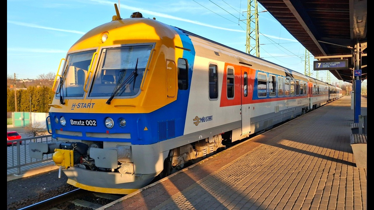 Samu motorvonattal Váchartyántól Vácig négyszeres gyorsításban, 2026-02-26