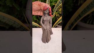 Handmade Mini Clay Girl Idol Making #shorts