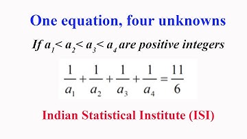 Math marvels: if 1/a1+1/a2+1/a3+1/a4=11/6 find a4-a2?